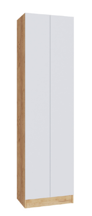 Шкаф платяной Руэлла, Крафт золотой/Белый 