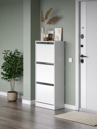 Тумба для обуви Айден ОБ06-601, белый 