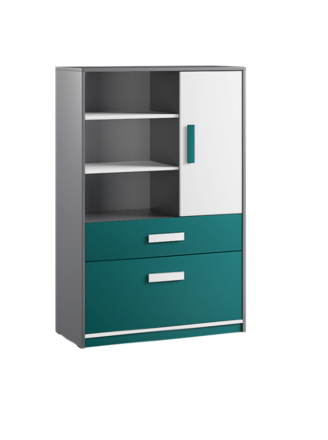 Шкаф книжный Кэнди, океан 