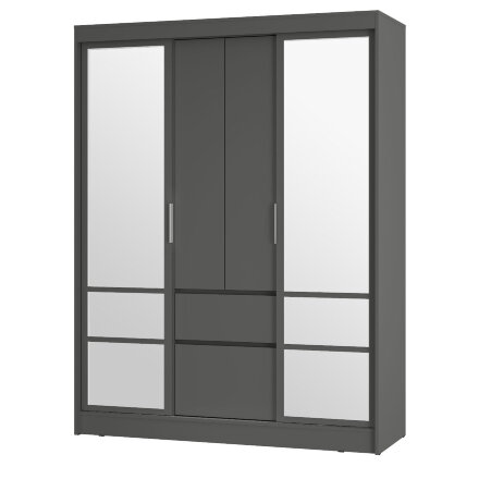 Шкаф-купе Симпл, Графит 